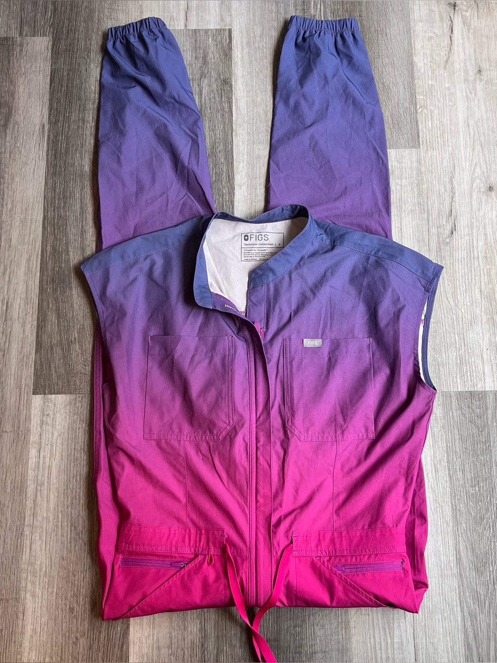 Figs limited edition ombré scrub jumpsuit